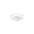 organizador de gavetas clear 15 x 15 x 5 6 cm natural