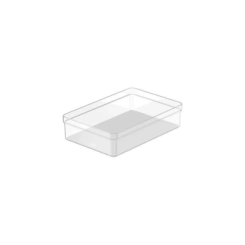 organizador de gavetas clear 22 5 x 15 x 5 6 cm natural