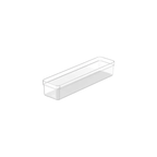 organizador de gavetas clear 30 x 7 5 x 5 6 cm natural