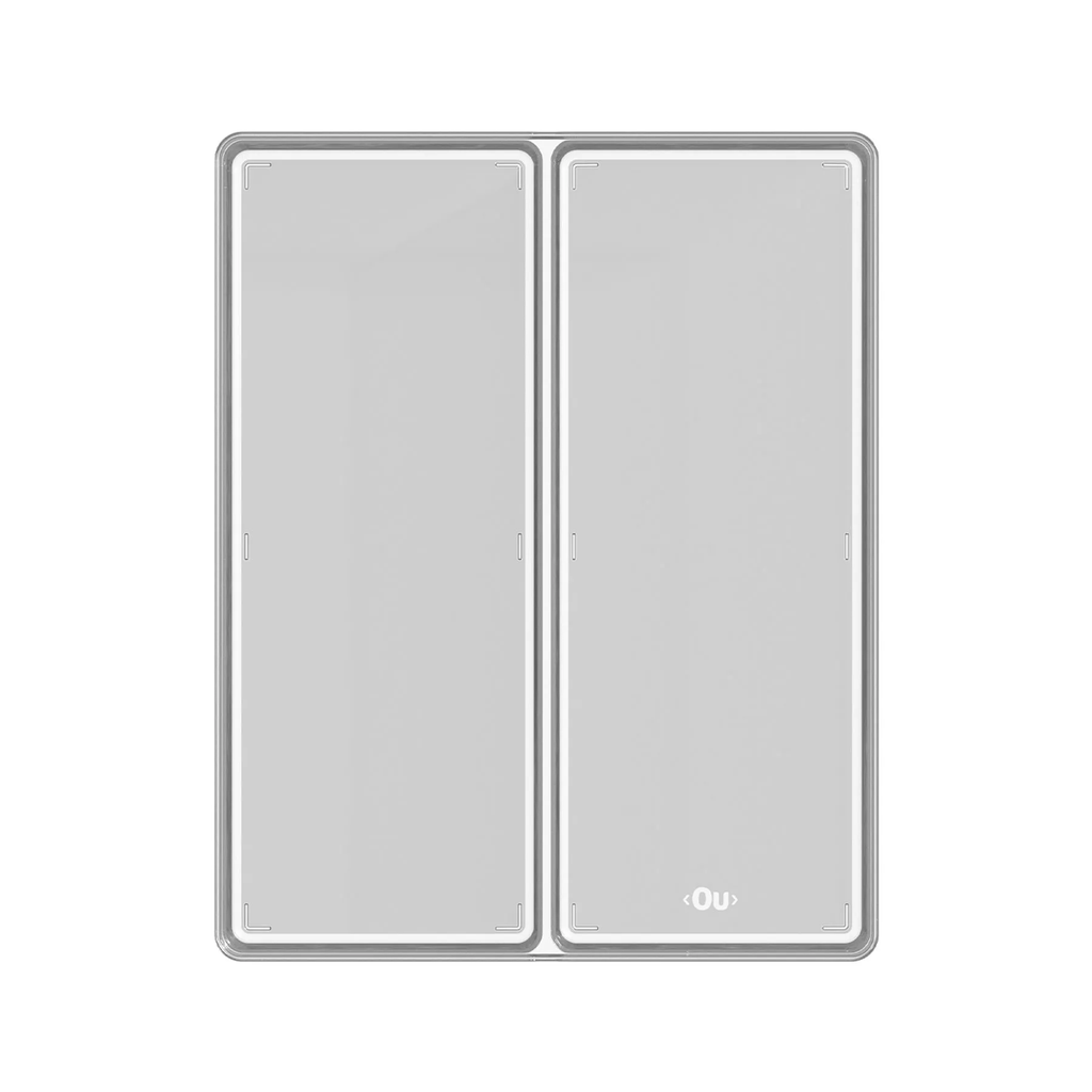 organizador de gavetas clear 37 5 x 30 x 5 6 cm natural 1
