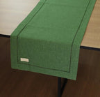 trilho de mesa glamour musgo