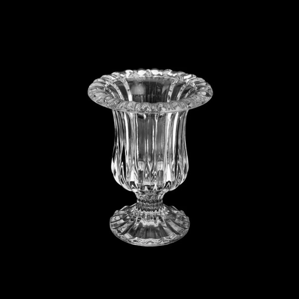 vaso de vidro lyor fundo preto